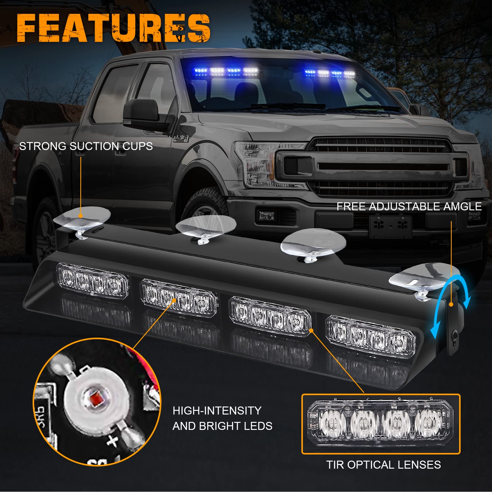 XRIDONSEN suction cup mounting demonstrating secure windshield attachment