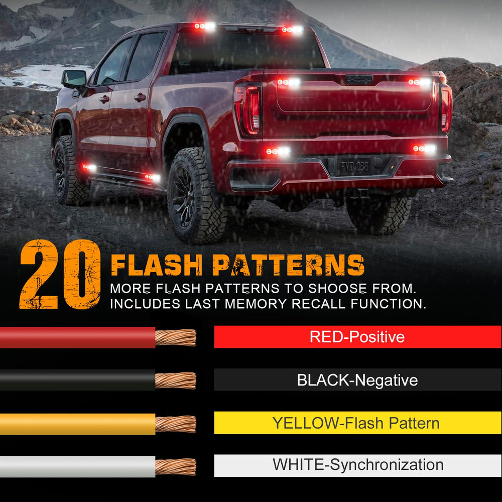 XRIDONSEN in-use on a worksite truck illustrating enhanced visibility and safety presence