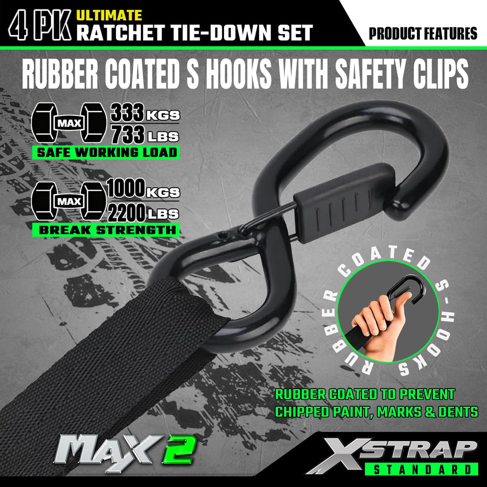 XSTRAP STANDARD securing motorcycle on trailer for safe transport