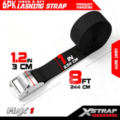 XSTRAP STANDARD in-use on truck bed demonstrating secure cargo transport benefit