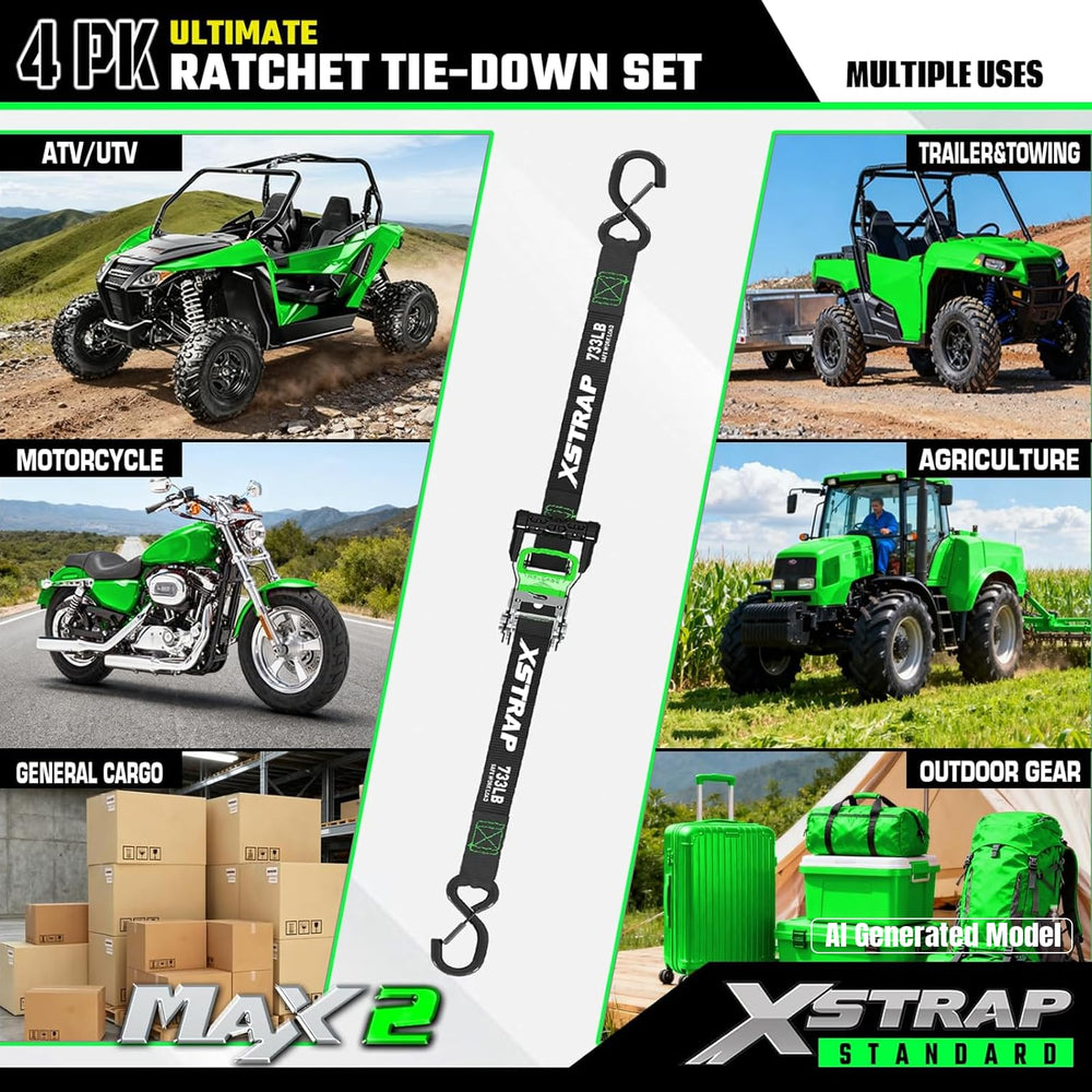 XSTRAP STANDARD ratchet close-up showing ergonomic rubber handle for comfort