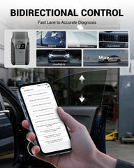 XTOOL A30M carrying case open, protects scanner and keeps accessories organized