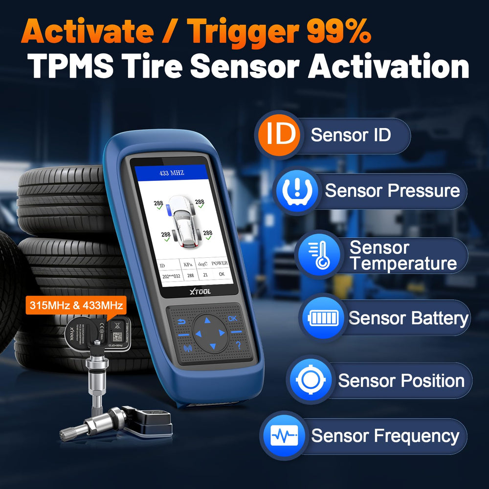 XTOOL TP150 held in hand showing compact size and portability benefit
