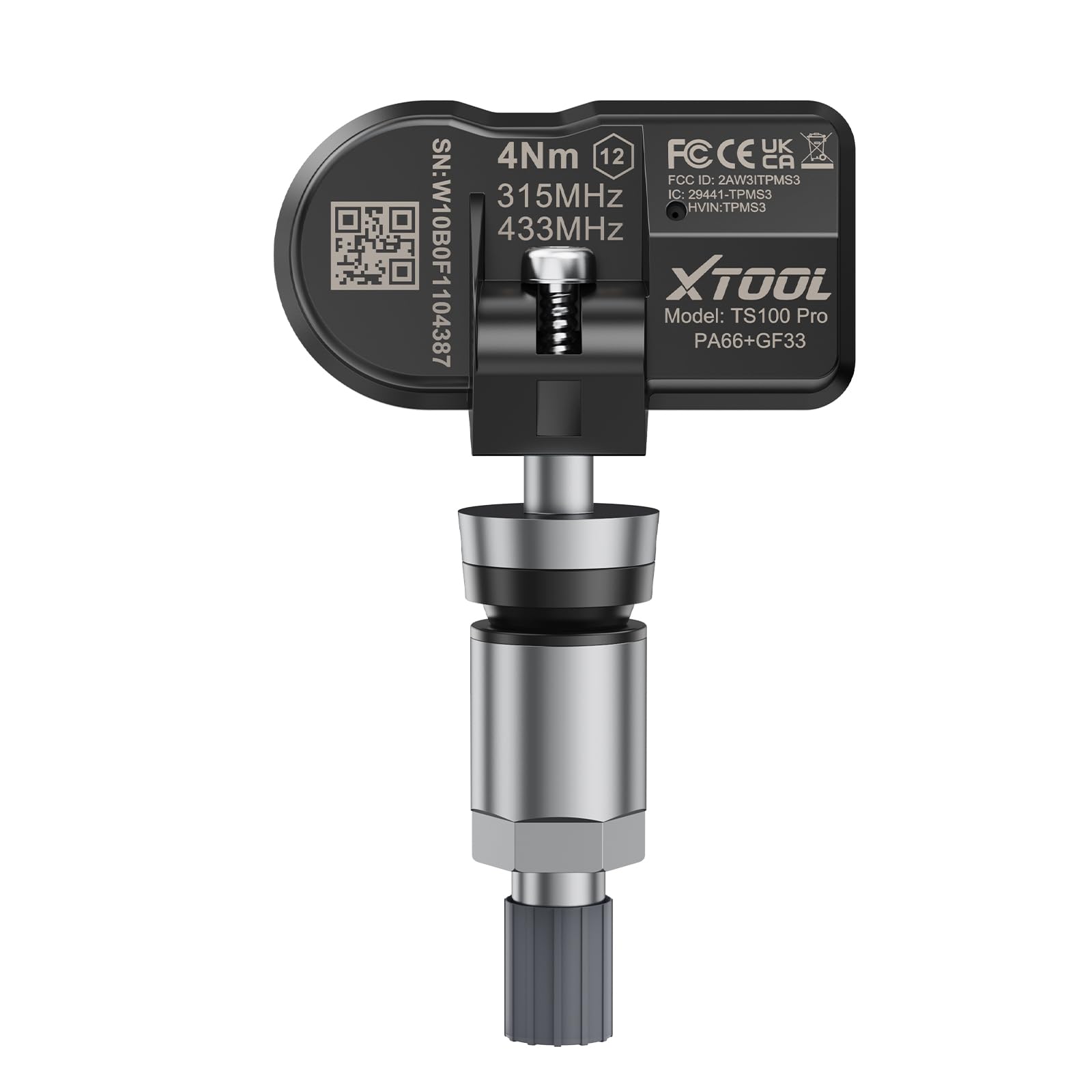 XTOOL TS100 PRO front packaging showing model and dual-frequency benefit