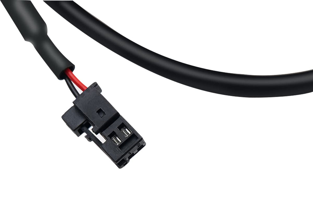 XTPTFABS harness bent in hand to show flexibility and ease of routing during install