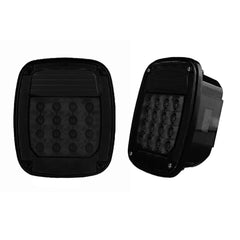 XtraGlow front view of smoked tail light assembly showing fit and style benefit