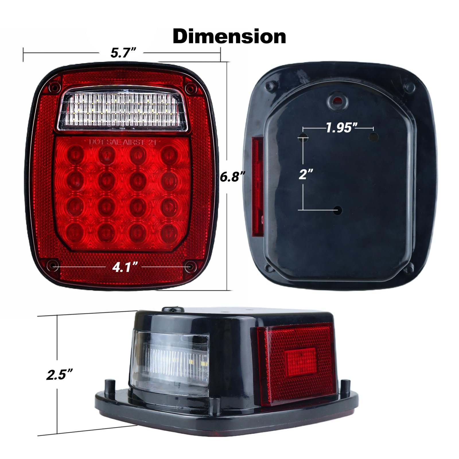 XtraGlow nighttime illumination demo showing brighter reverse and brake light clarity