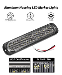 XtraGlow slim side profile surface-mount design for low-profile fitting benefit
