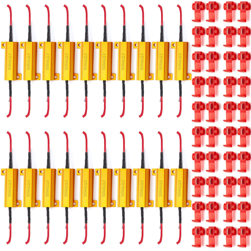 Xuhal front packaging showing resistors and connectors, easy bulk supply benefit