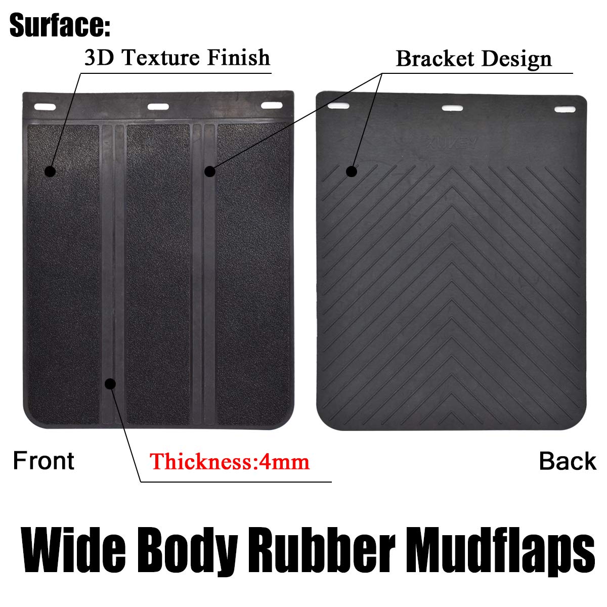 XUKEY rubber texture close-up highlighting durability and flexibility