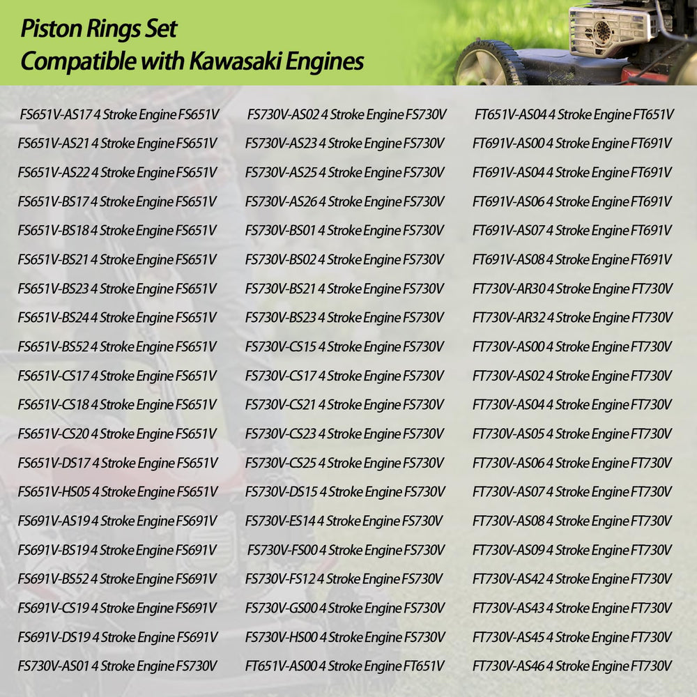 XYgdhqpt rings arranged on white backdrop showing full set contents for easy verification