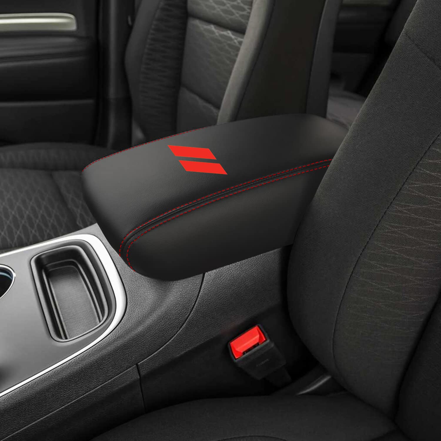 XYHGM front view armrest cover showing full console protection and refined look