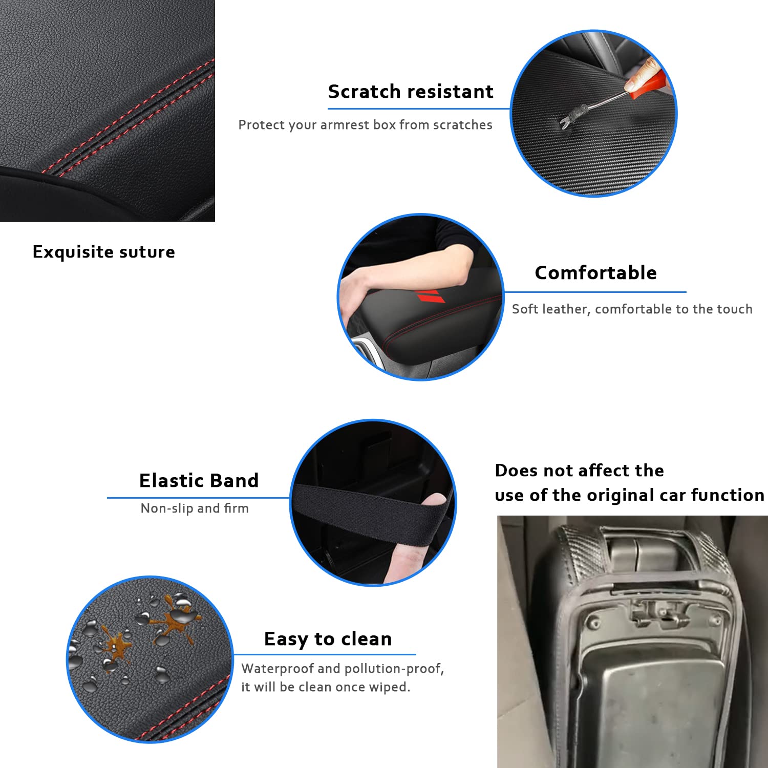 XYHGM side profile on console showing tailored fit and secure coverage
