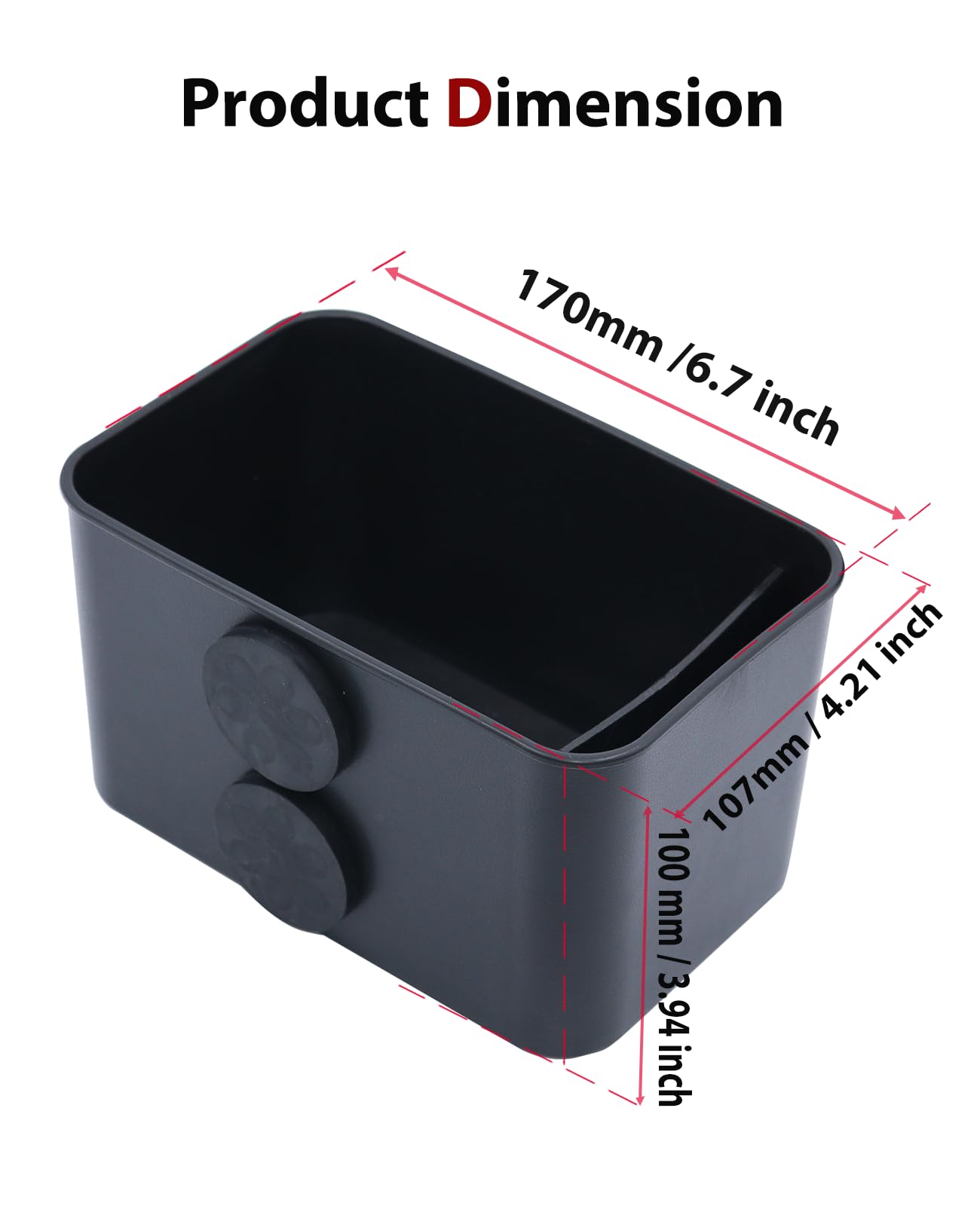 XYNOXRIDE next to ruler showing size and capacity for scale clarity
