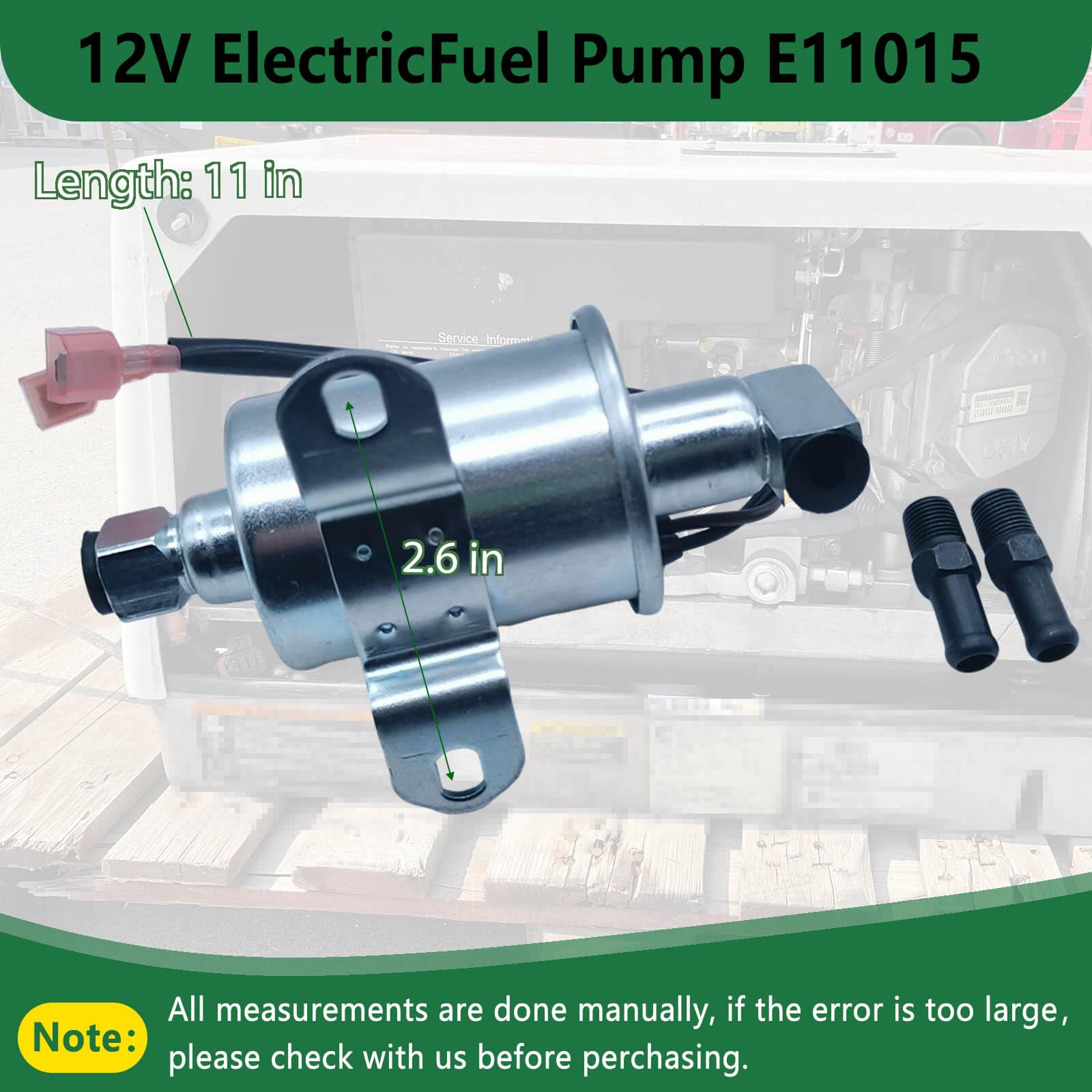 XYWZV pump installed in Onan generator demonstrating compatibility
