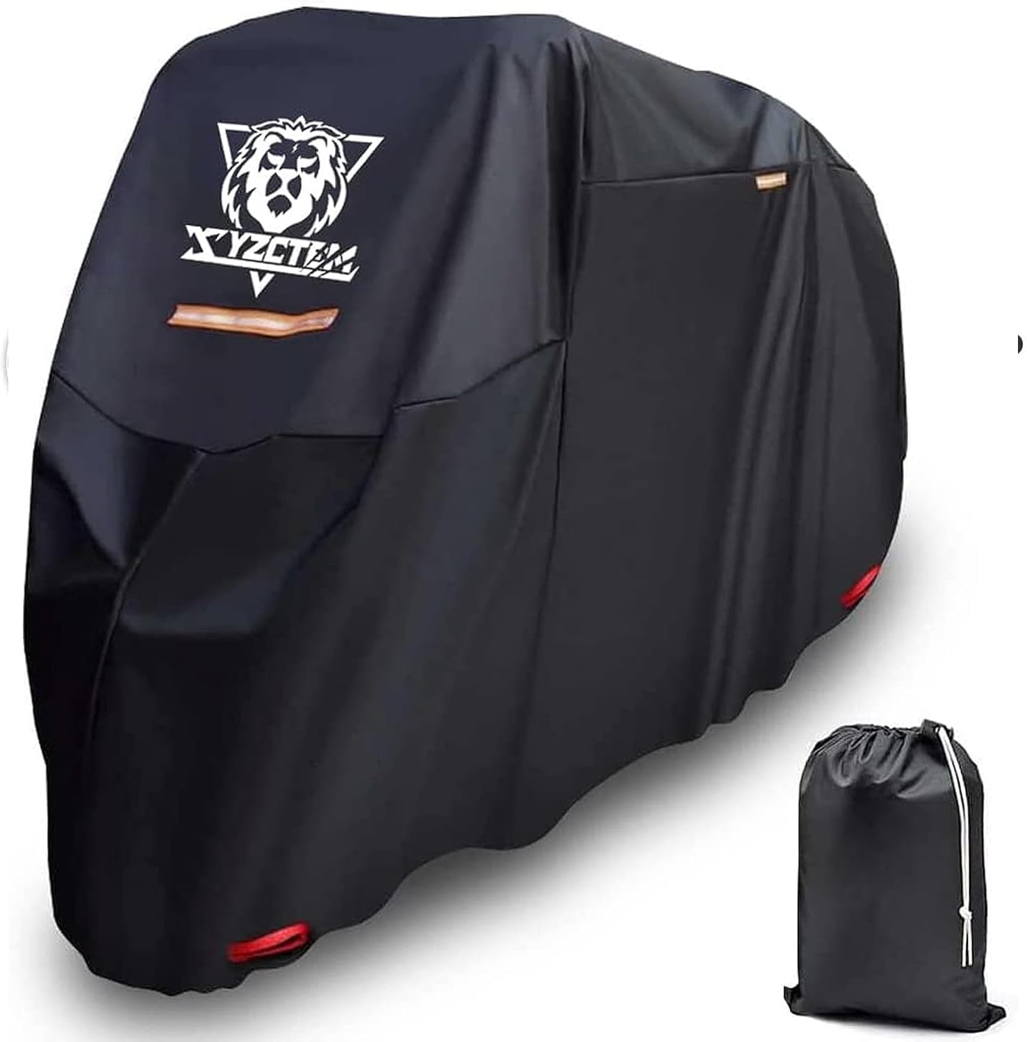XYZCTEM front view of cover protecting motorcycle outdoors, weather protection