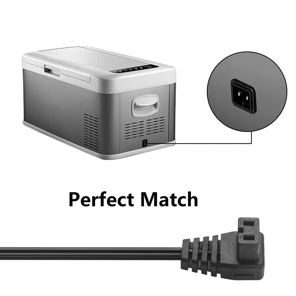 XZGm adapter connected to portable fridge demonstrating home power use and faster cooling