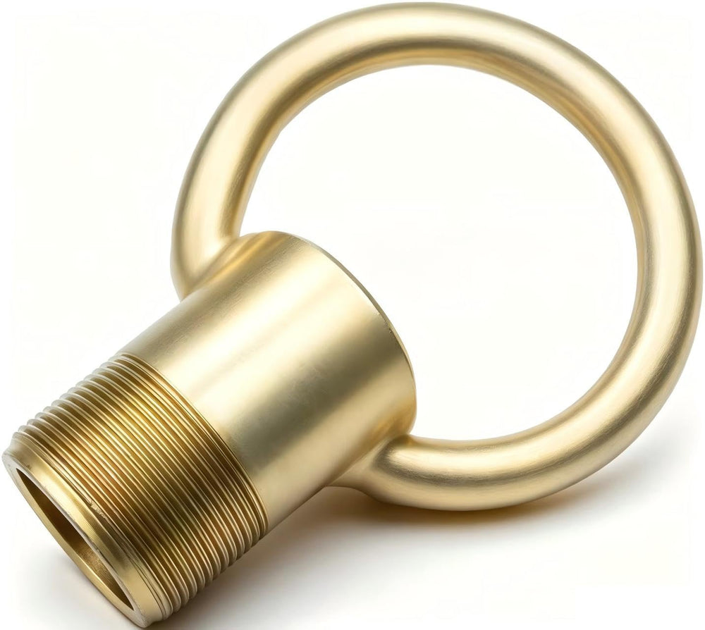 YaBeHo lifting ring front view showing solid iron construction and reliable fit