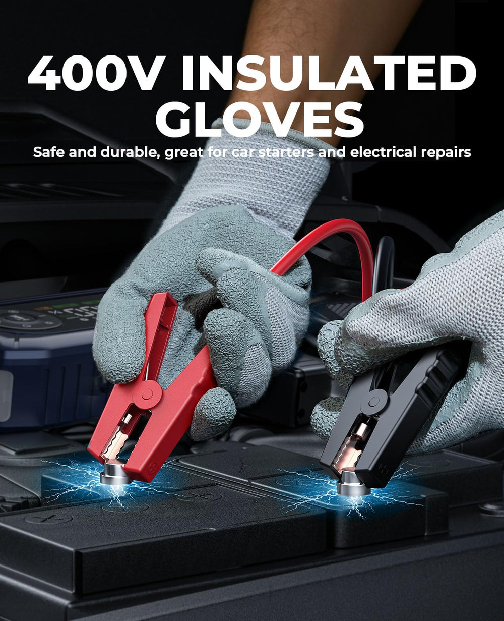 YaberAuto emergency light modes demonstrating bright 500-lumen beam for roadside safety