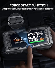 YaberAuto heavy-duty jumper cables and clamps providing safe, secure connections