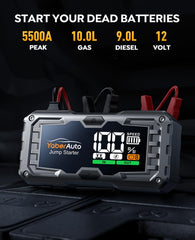 YaberAuto closeup of 3.3-inch LCD display offering clear status and reassurance