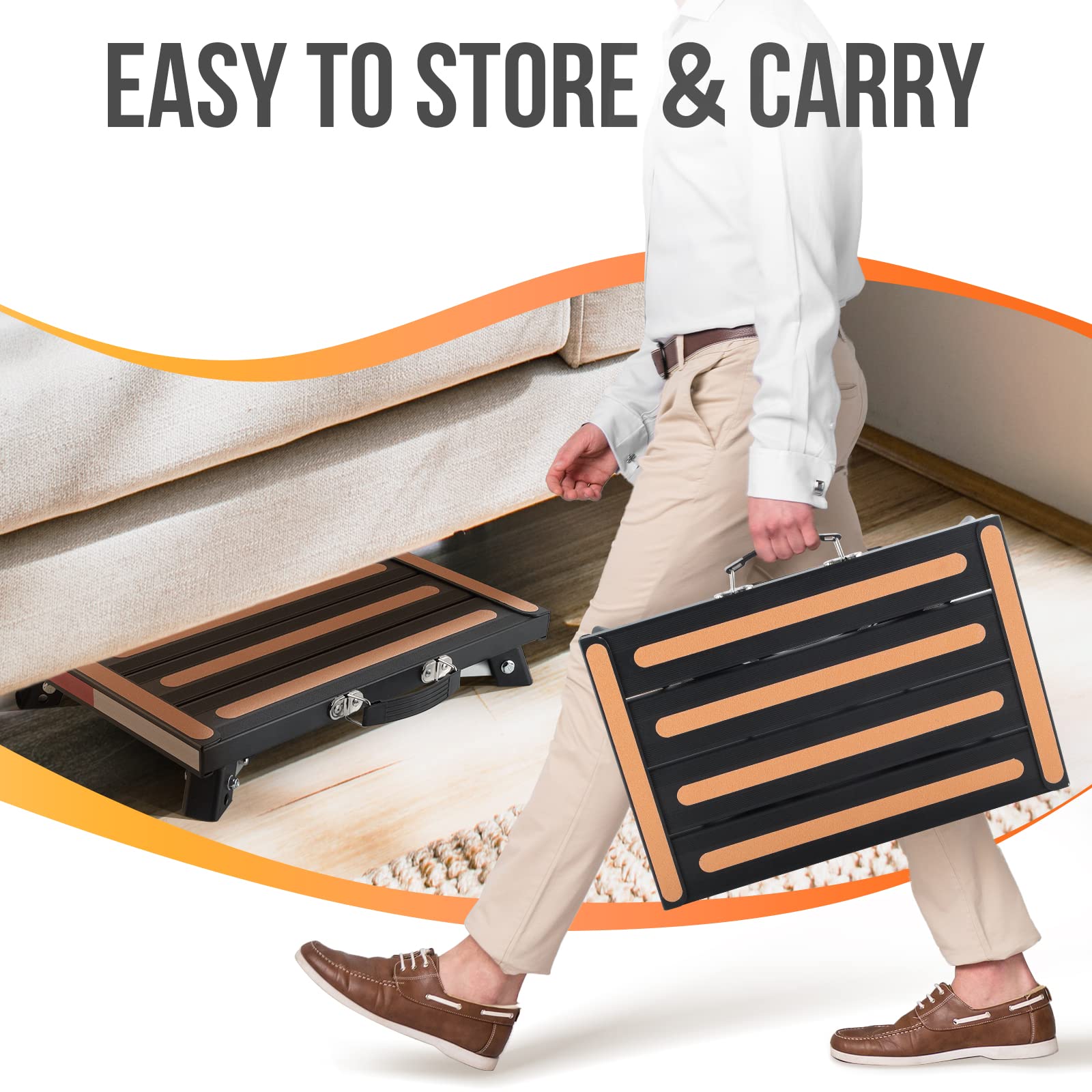 Yagud step in RV doorway aiding safe boarding and convenient access