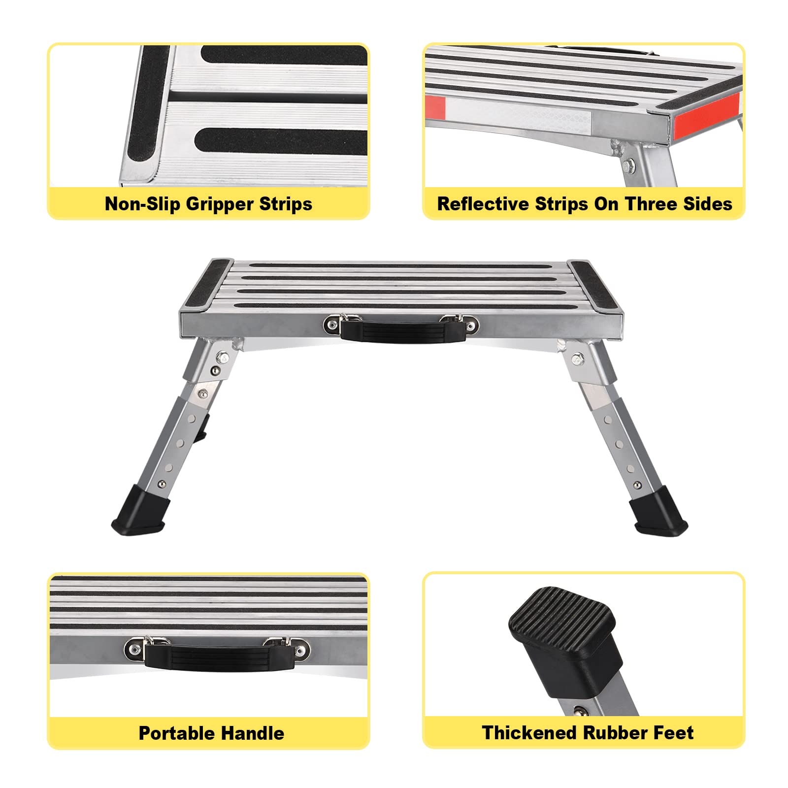 Yagud side handle being held to show easy carrying and travel convenience