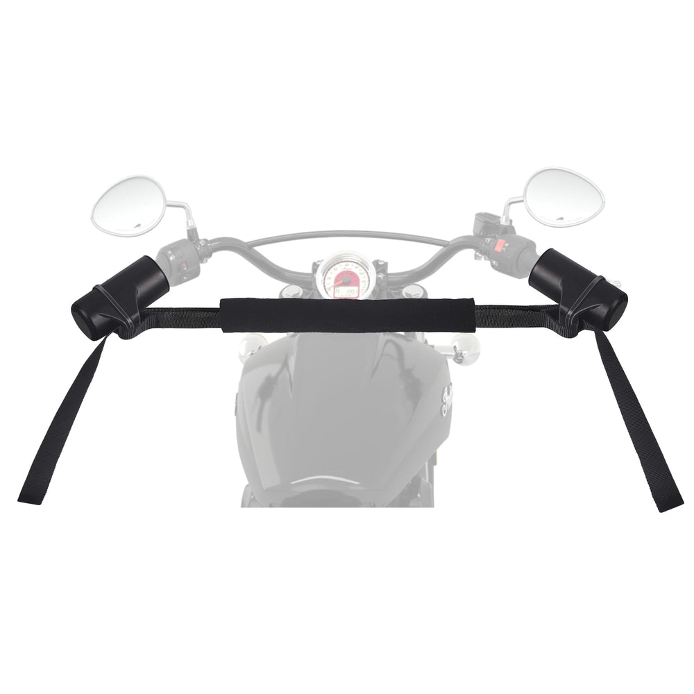 YaHees front view of 32 inch handlebar strap showing full design and secure hold