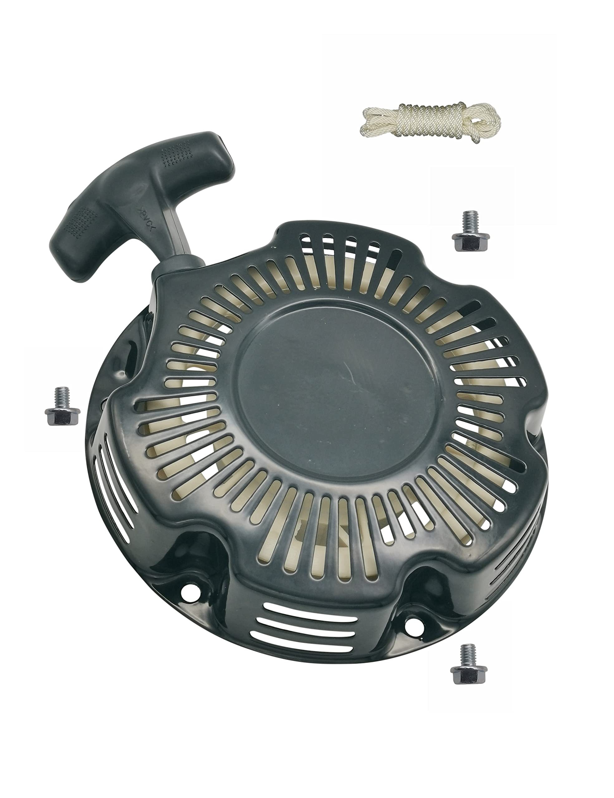 YAMAKATO front assembly view showing complete recoil starter and fit benefits