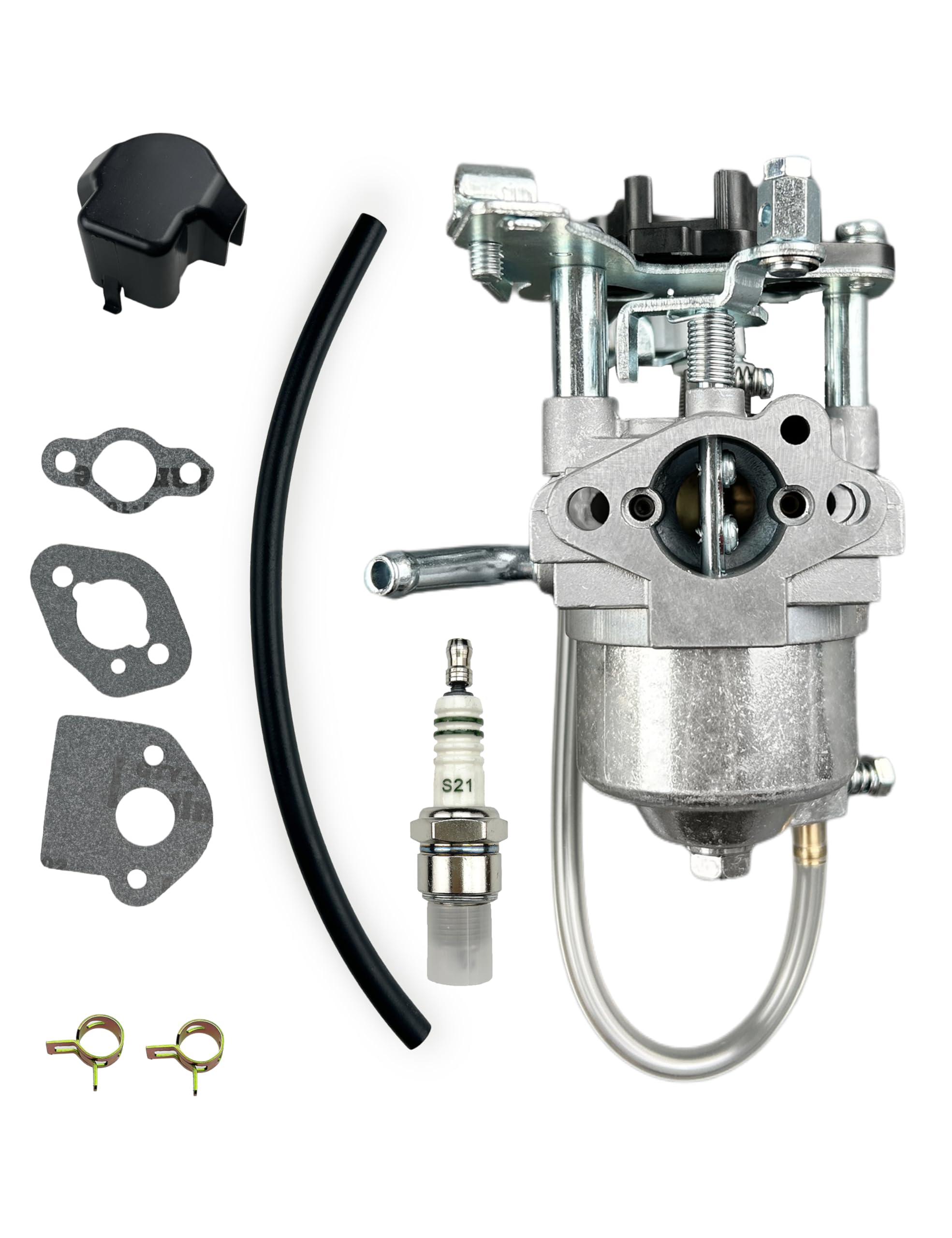 YAMAKATO Huayi carburetor front view showing clean casting and ports benefiting fitment