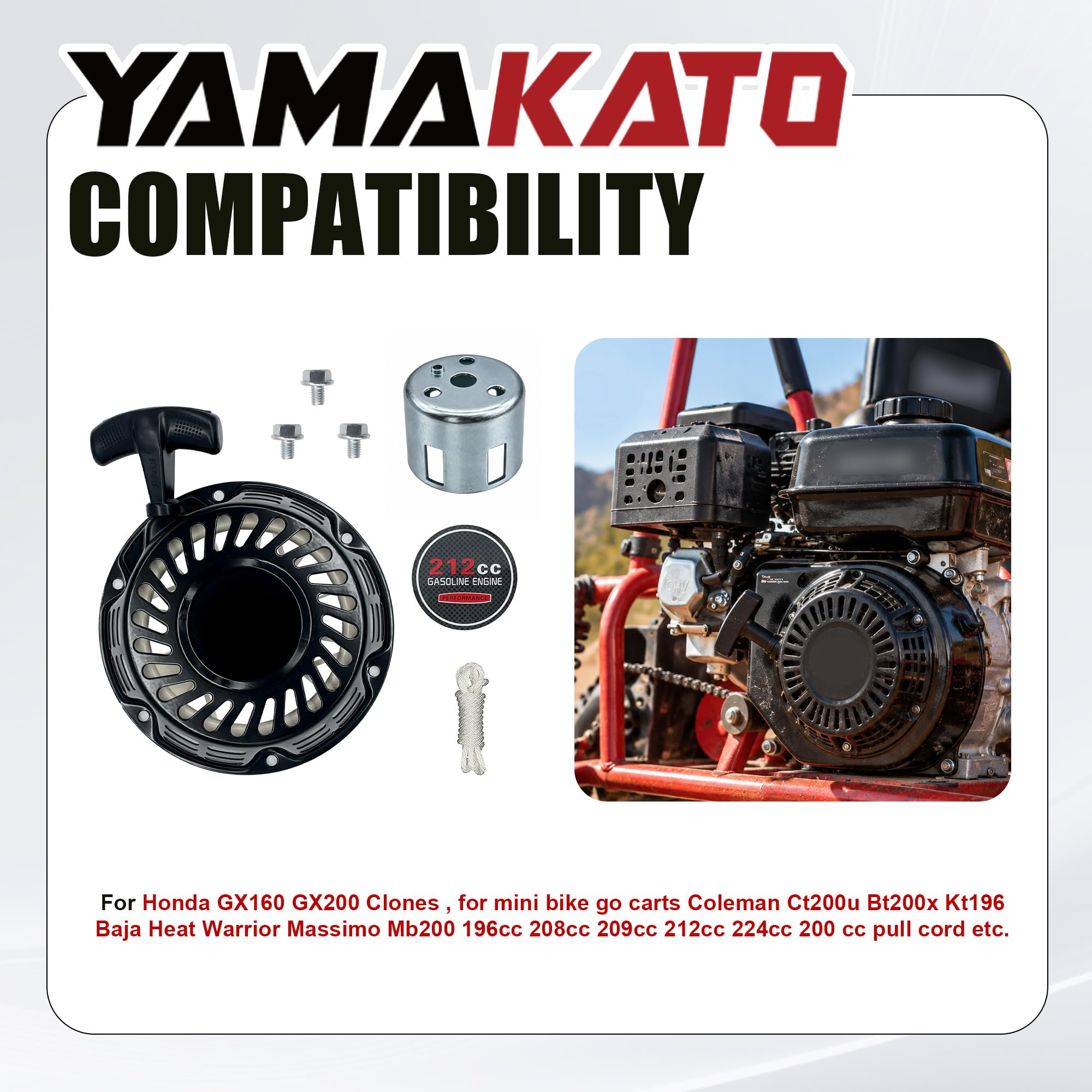 YAMAKATO close-up of iron pulley cup highlighting wear resistance benefit