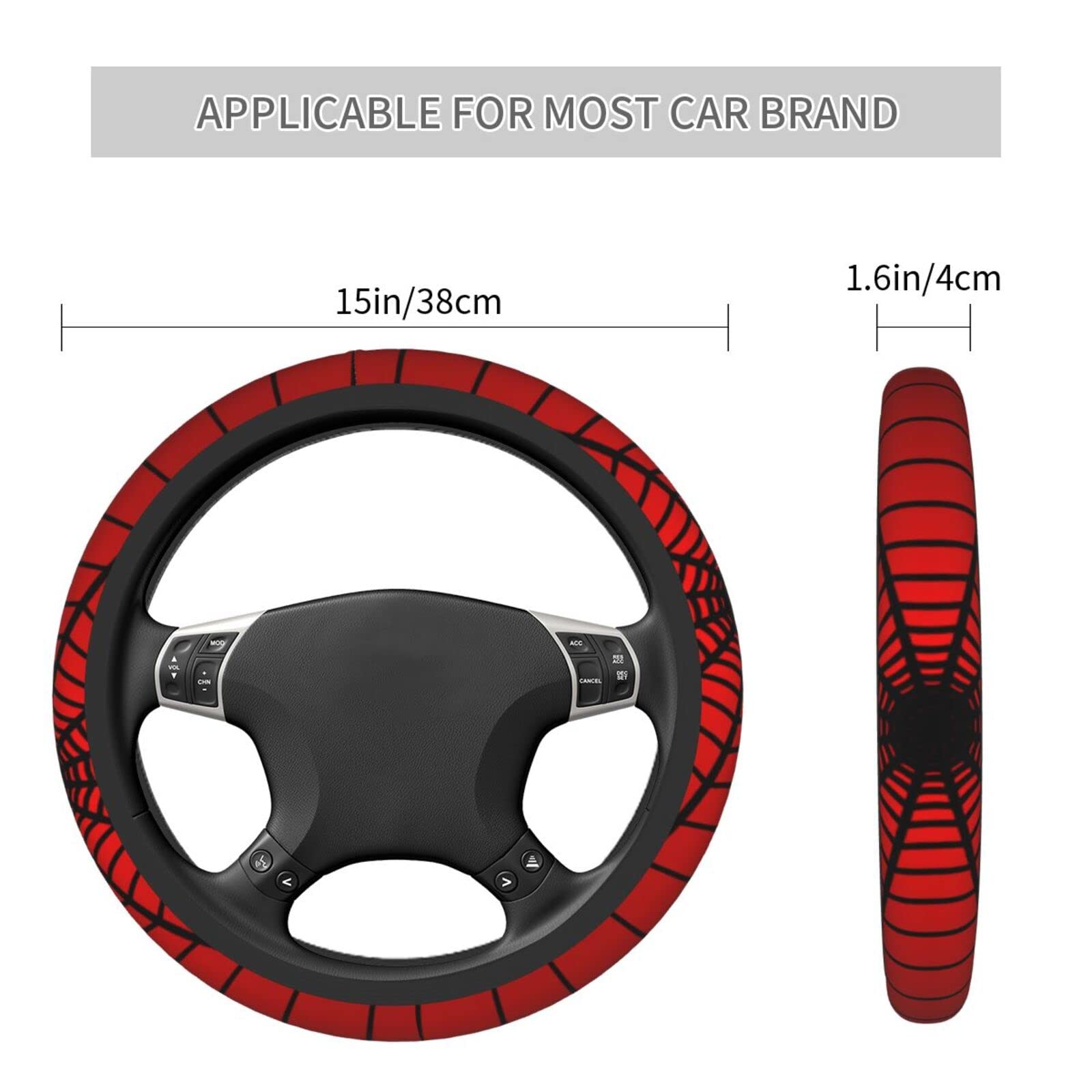 YANGDADA next to ruler showing fit for 14.5 to 15.5 inch wheels for sizing clarity