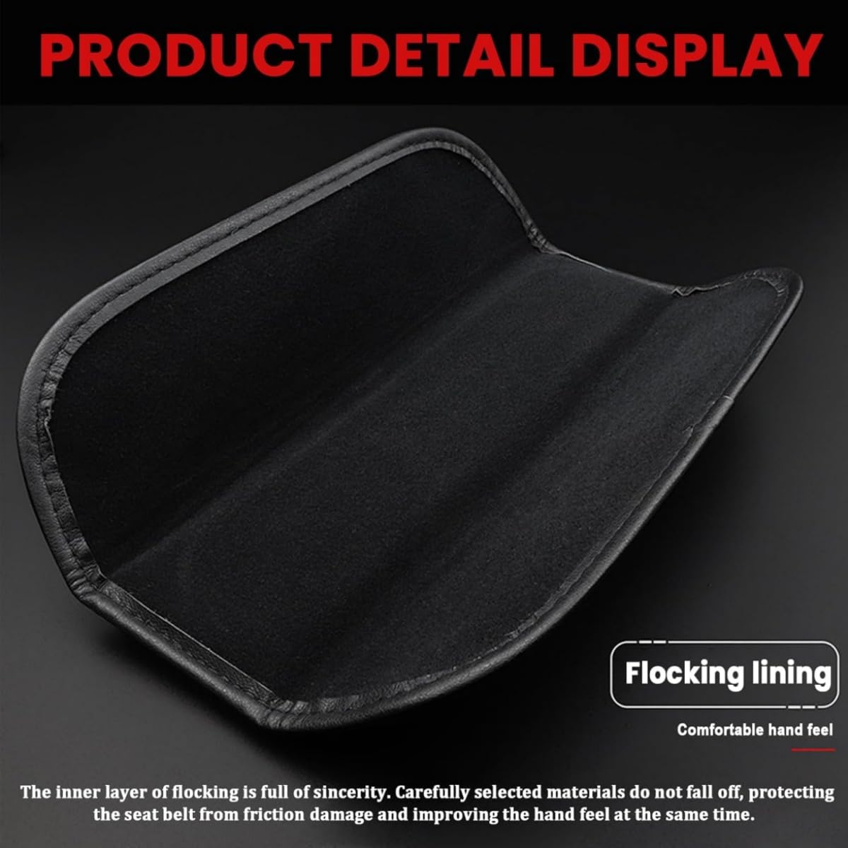 YANGFANGV stitching and label detail showing quality finish and long-lasting construction