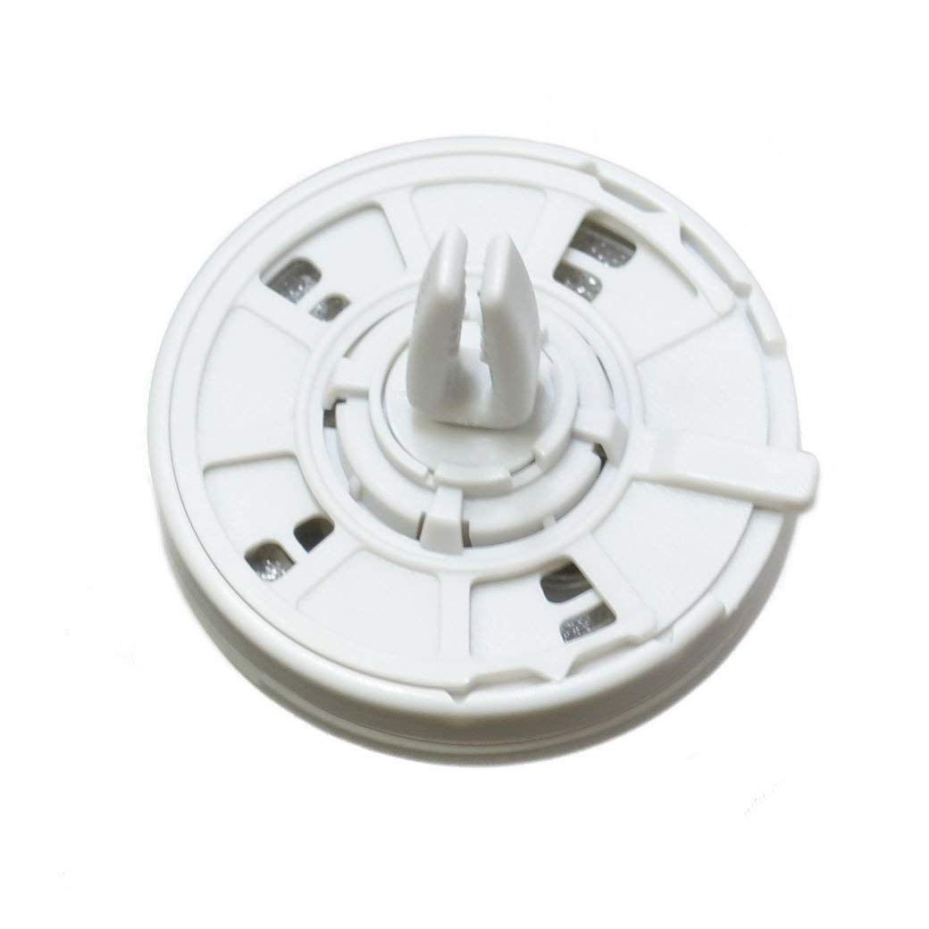 Yankee Candle clean cotton size scale with hand illustrating compact design and easy installation