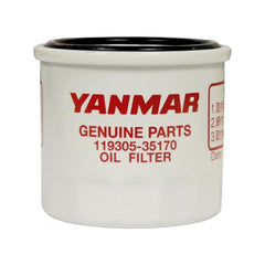 YANMAR oil filter installed on engine showing correct fit and access