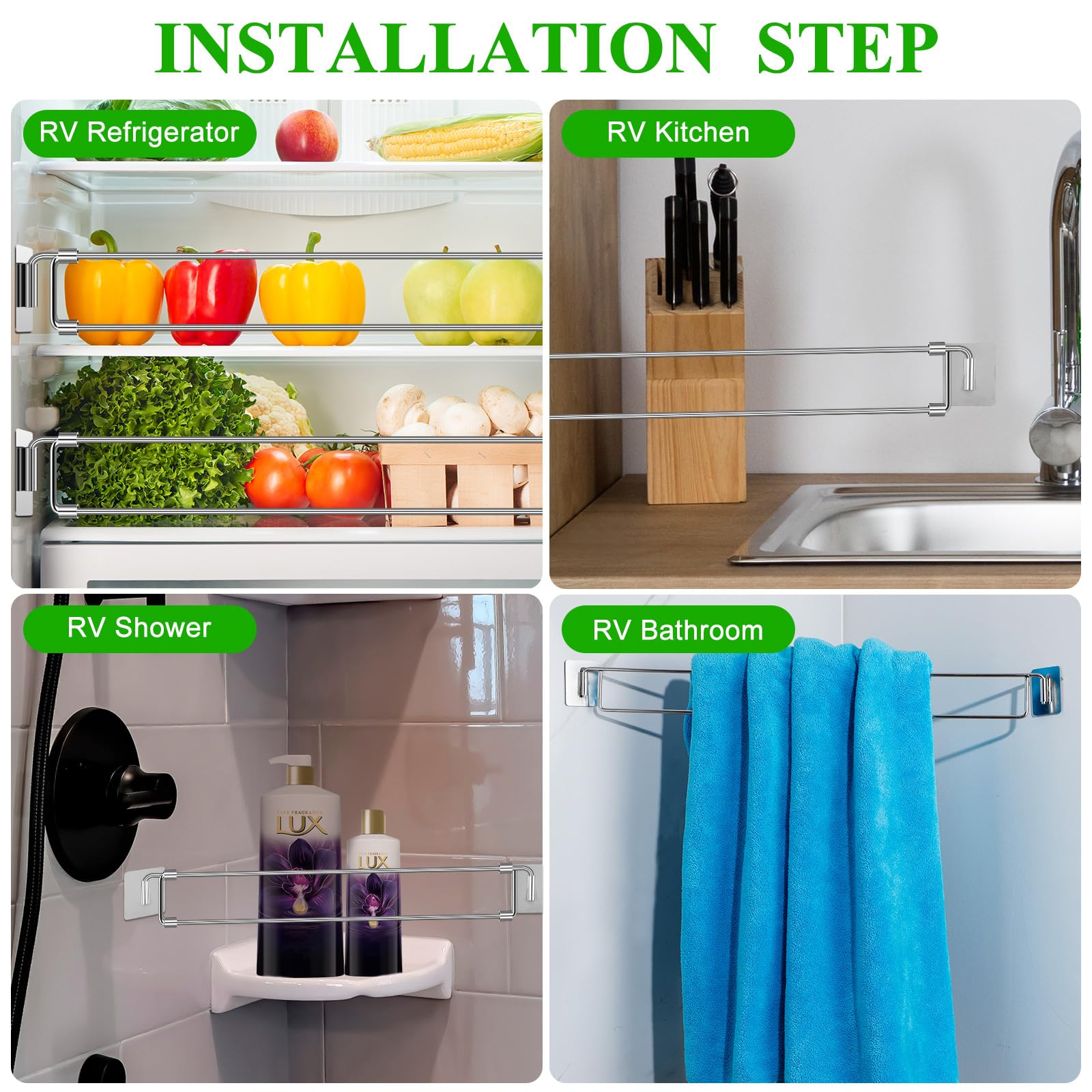 Yaocom in a camper kitchen lifestyle scene improving storage and travel convenience