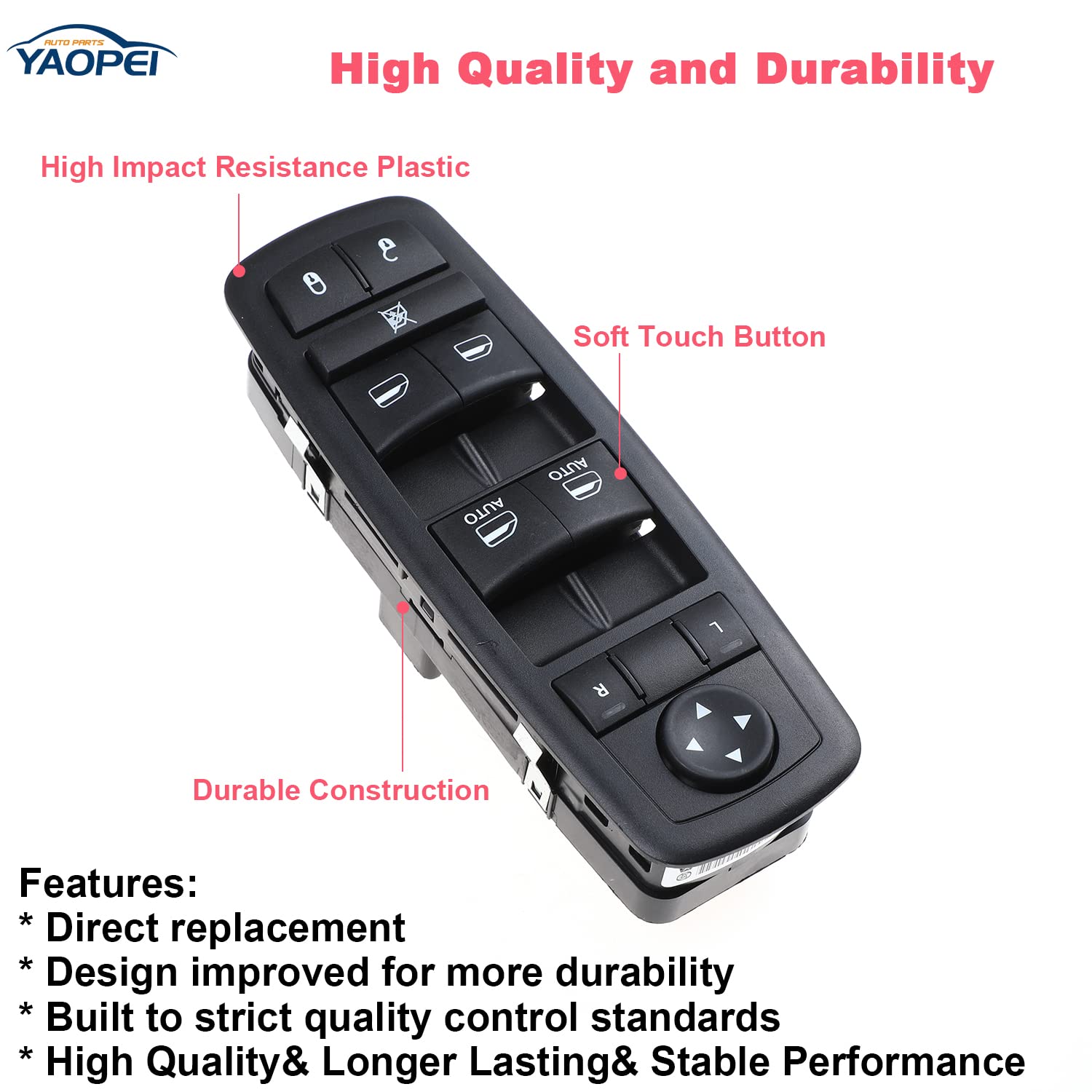 YAOPEI next to a hand for scale illustrating compact size and ergonomic control