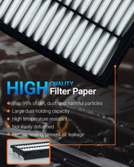 YAURENVA cabin filter cross-section with activated carbon layer for odor reduction