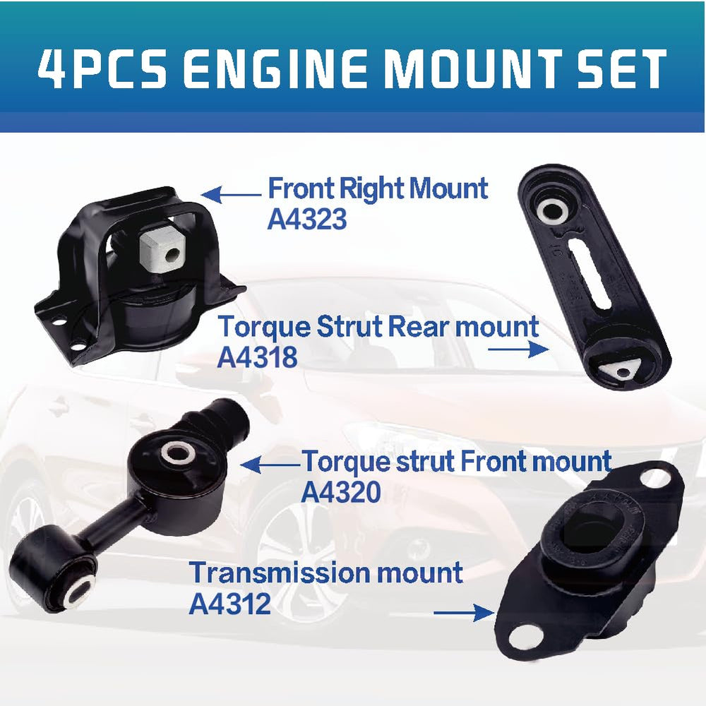 YBDDZH installed mount on engine demonstrating restored alignment and driving stability
