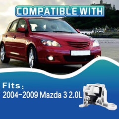 YBDDZH side profile of mount displaying metal bracket and rubber isolator for durability