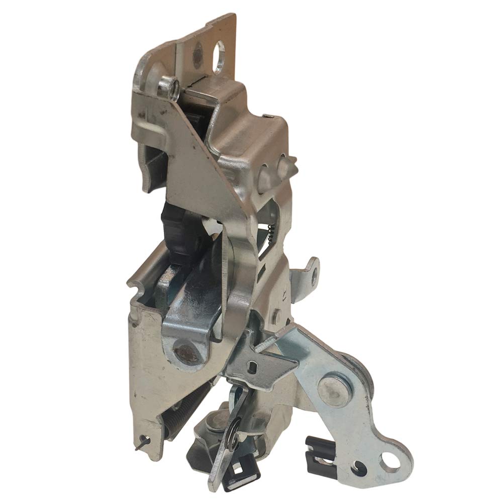 YCT latch connected to handle demonstrating restored door operation