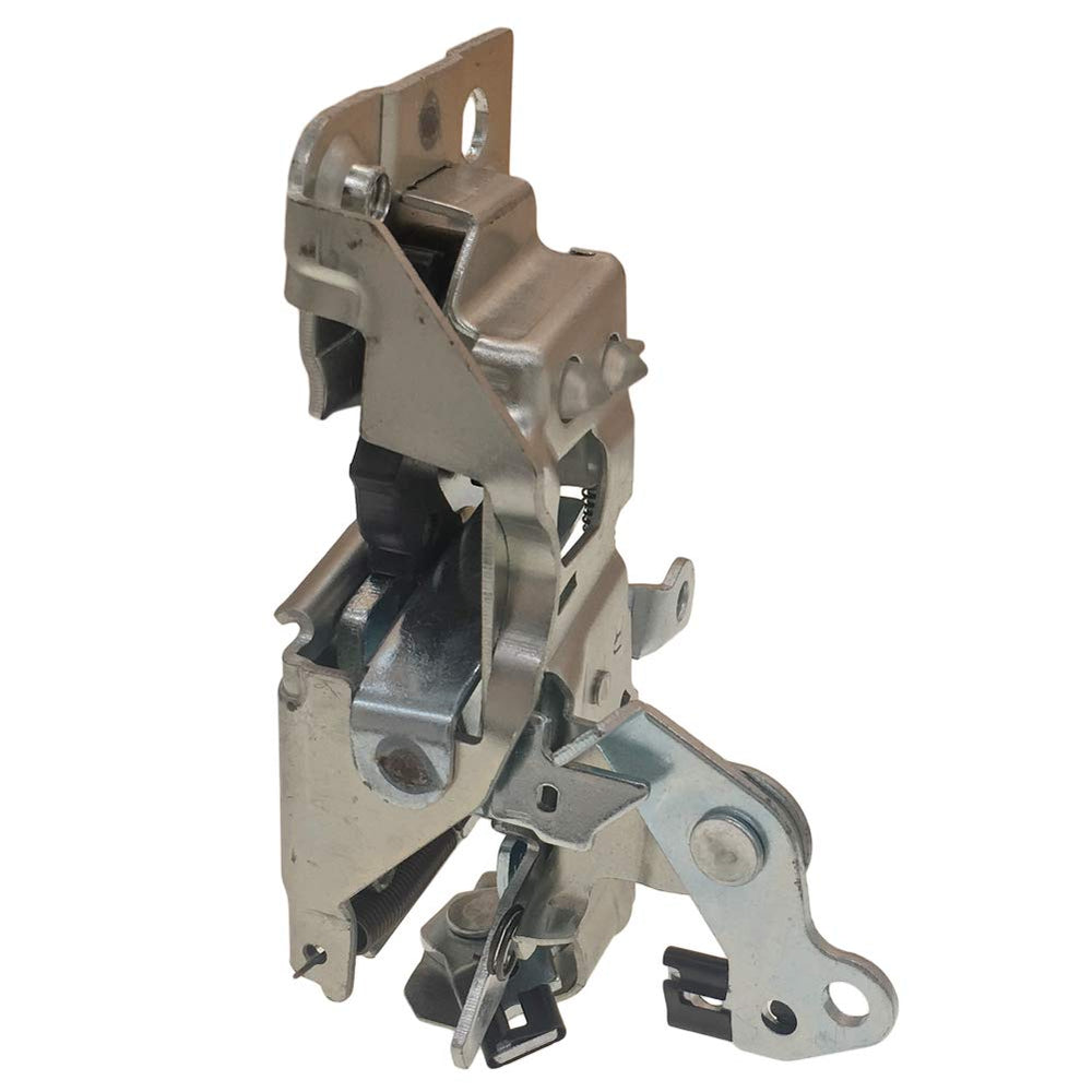 YCT latch connected to handle demonstrating restored door operation