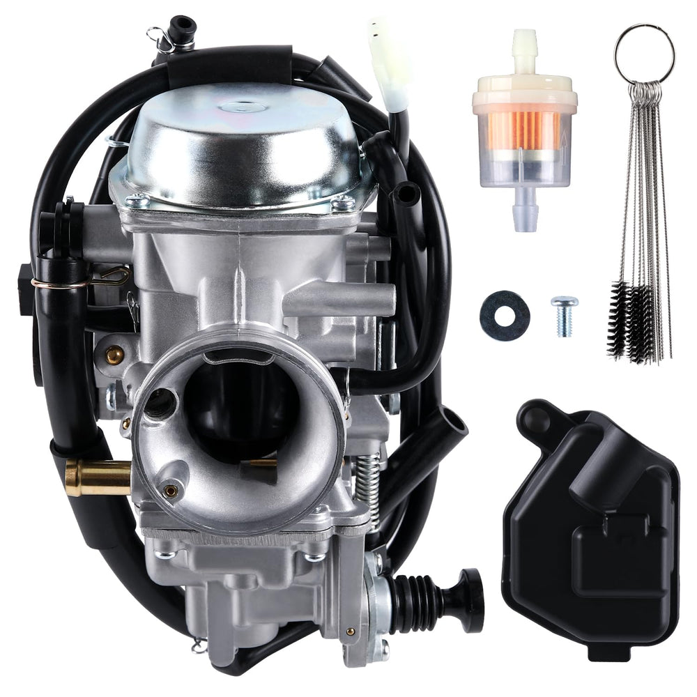 YDO carburetor front view showing ports and clean casting for reliable fit