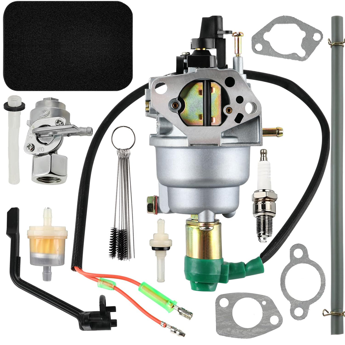 YDO carburetor front view showing intake and mounting for correct fit