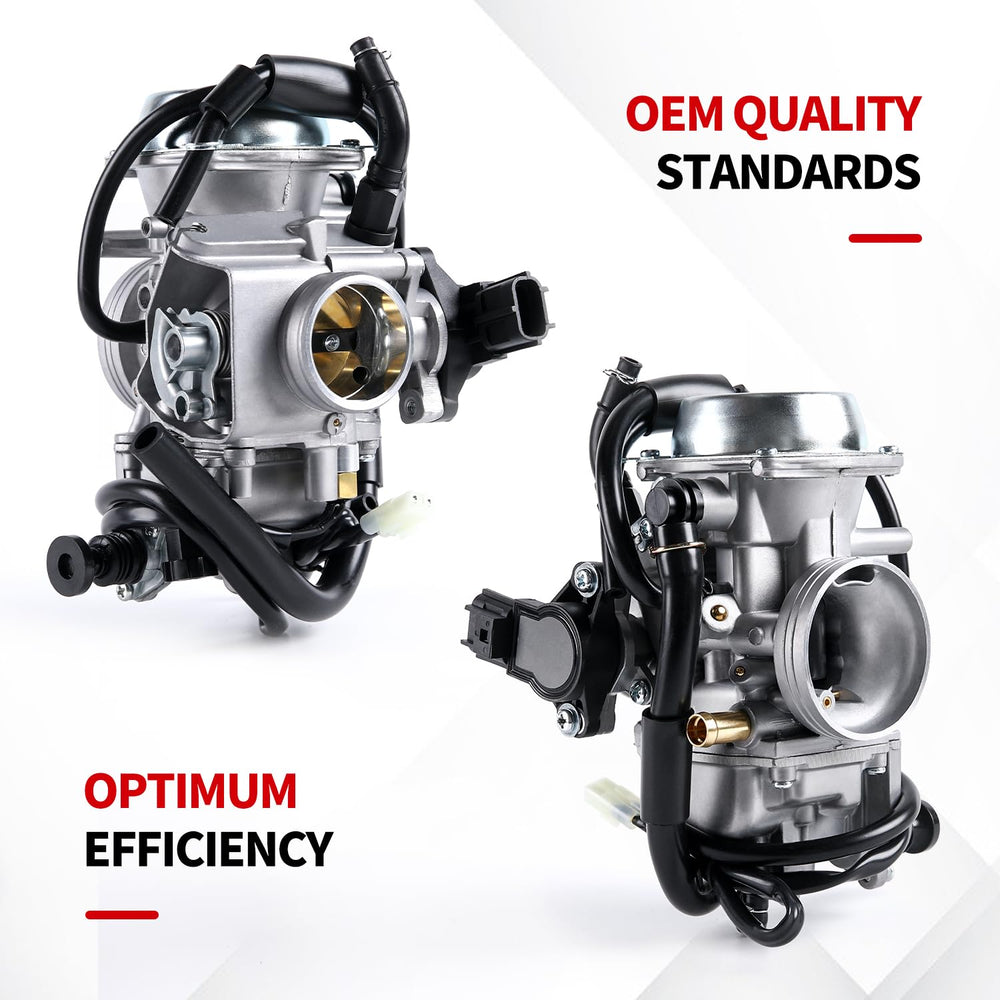 YDO carburetor installed on Honda Foreman demonstrating correct fit and function