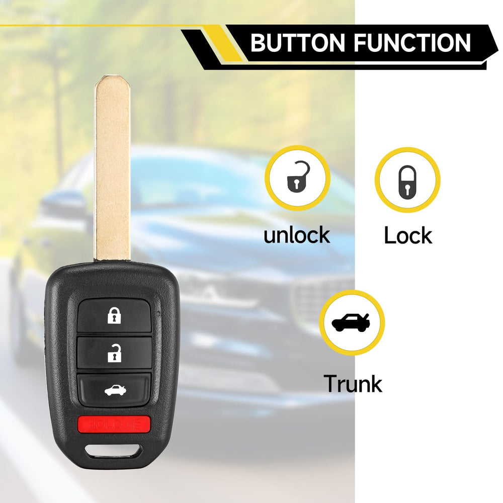 YDTHTLAH key fob internals opened showing electronics for easy verification