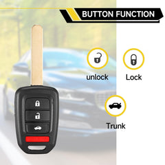 YDTHTLAH key fob internals opened showing electronics for easy verification