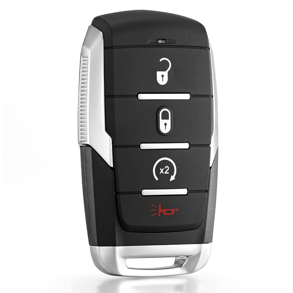 YDTHTLAH front view remote showing buttons and fit for Dodge Ram benefits quick replacement