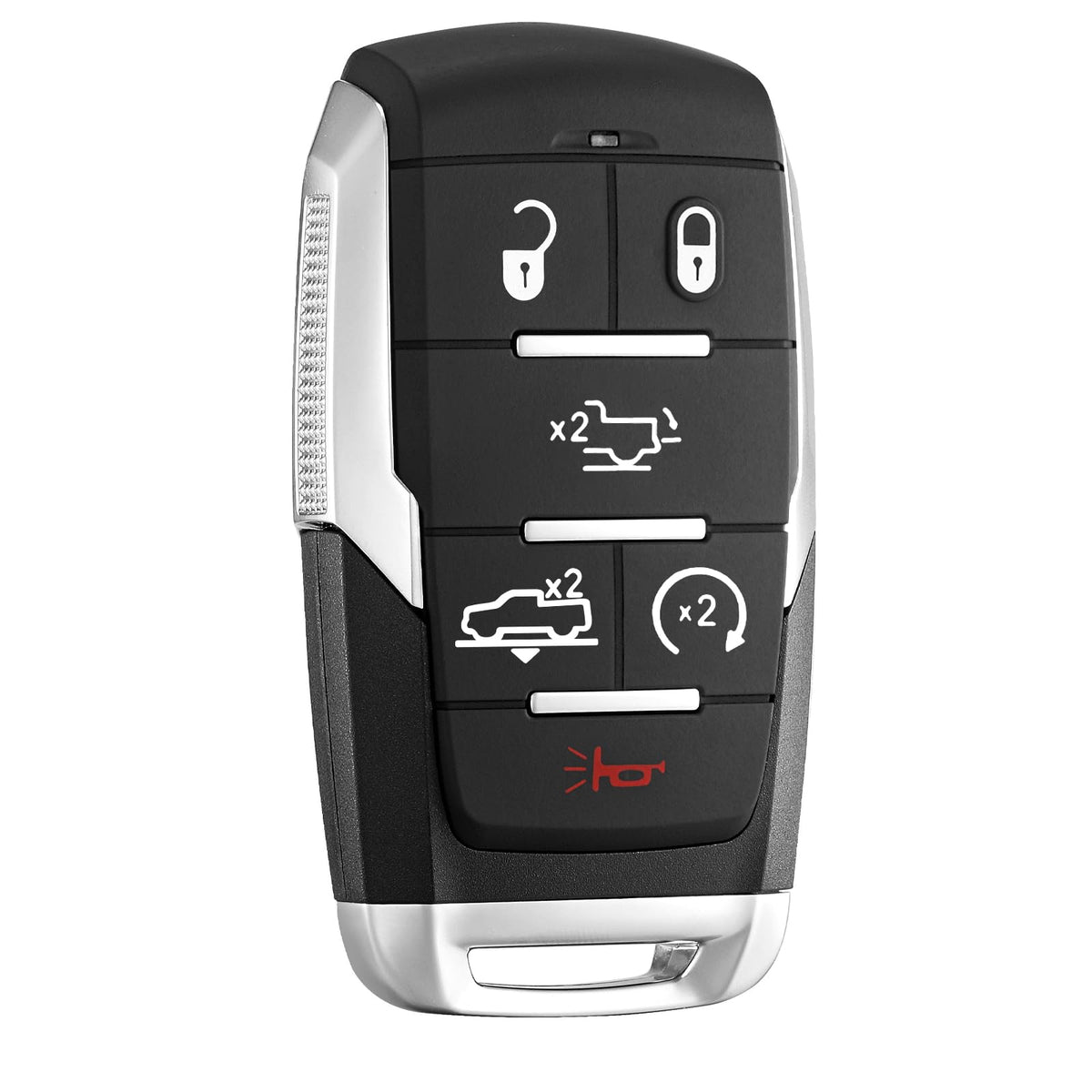 YDTHTLAH front view of remote showing buttons and compatibility benefits