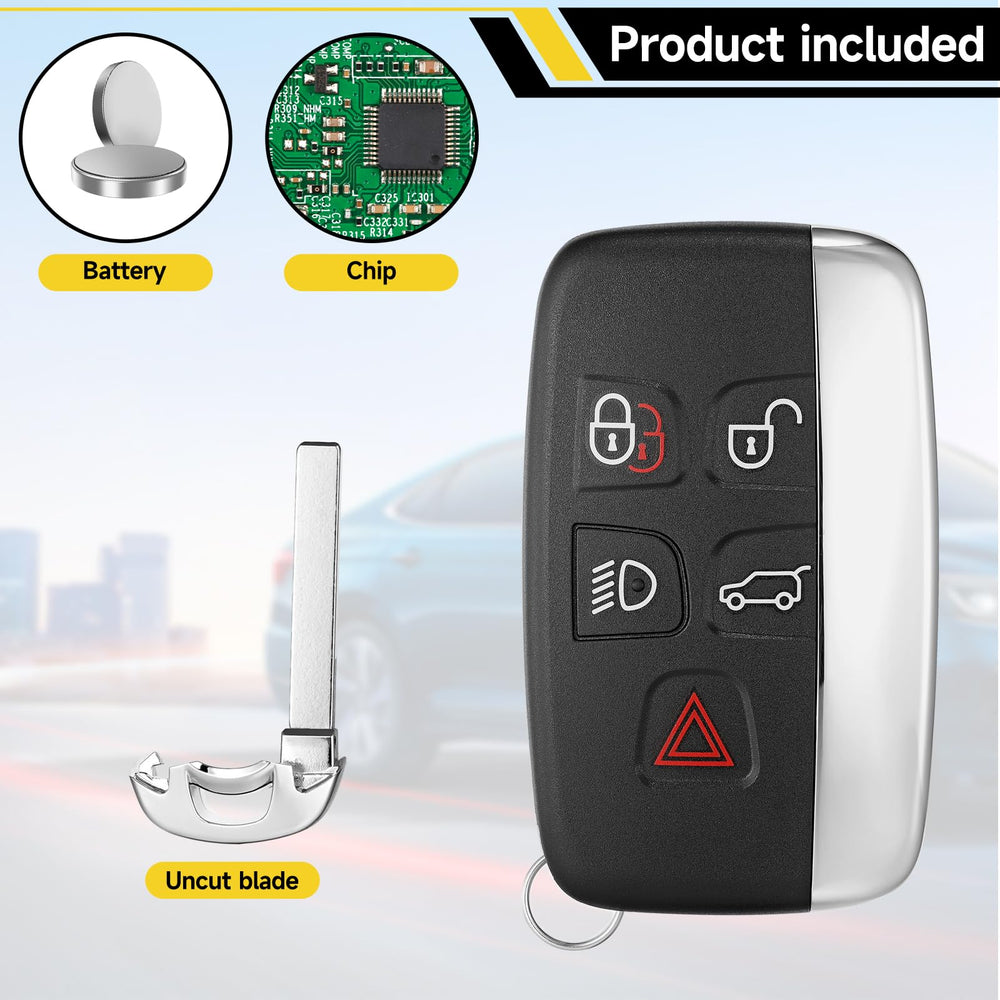 YDTHTLAH key fob beside ruler for scale, displays compact size and accurate dimensions